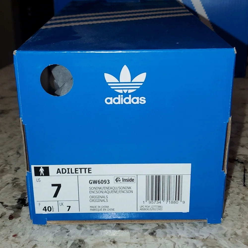 Adidas Slides M7/W8 - Picture 7 of 8